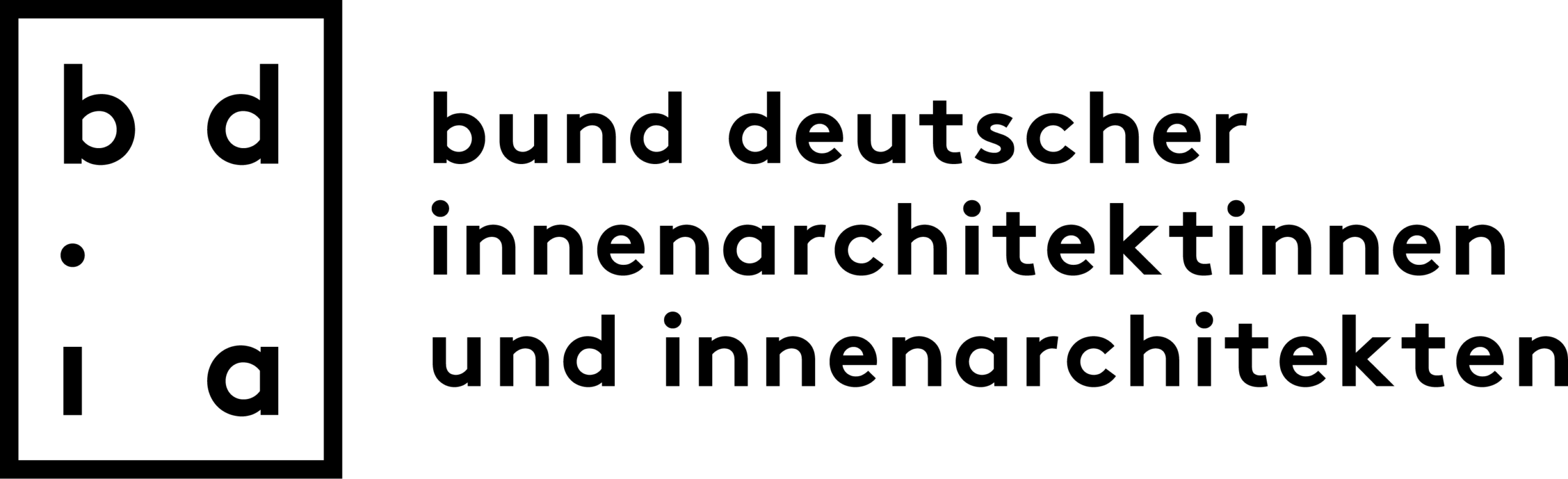 Logo Bund Deutscher Innenarchitekten und Innenarchitektinnen; BDIA; Matthias Knab